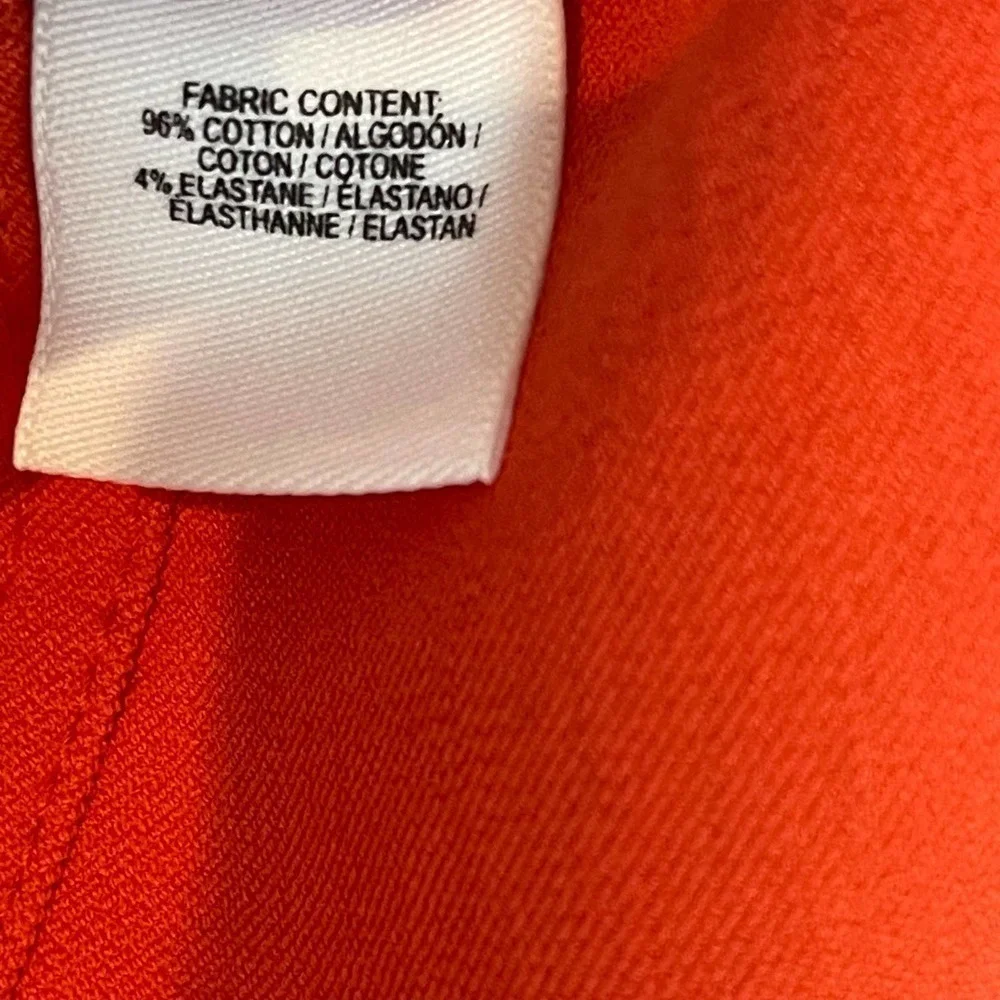 Derek Lam 10 Crosby Paneled Back Cut Out Fit-and-Flare Dress Bright Coral Size 0 - Picture 7 of 10